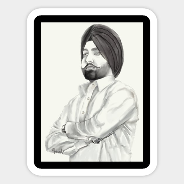 Ammy Virk Sticker by sukhpalgrewal